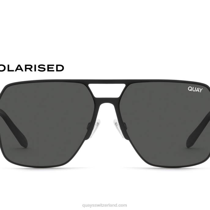 Backstage-Ausweis 00HB902 schwarz/schwarz polarisiert Frauen Quay - Quay brille