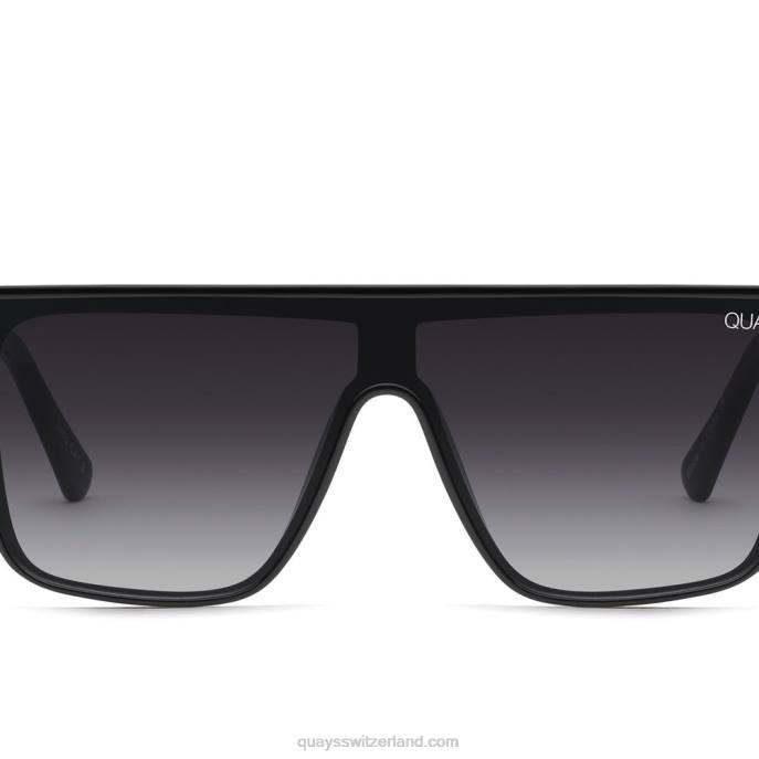 Quay sonnenbrille - Einbruch der Dunkelheit 00HB498 schwarzer Rauch Frauen Quay