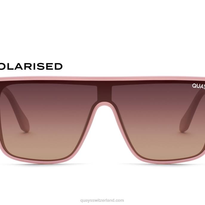 Einbruch der Dunkelheit 00HB818 erröten/braun polarisiert Frauen Quay - Quay brille