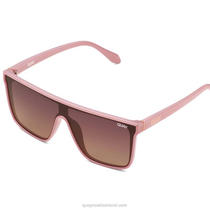Einbruch der Dunkelheit 00HB818 erröten/braun polarisiert Frauen Quay - Quay brille