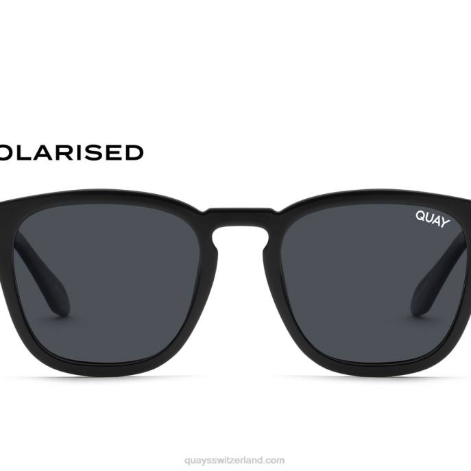 Quay sonnenbrille - Jackpot 00HB897 schwarz/rauch polarisiert Frauen Quay