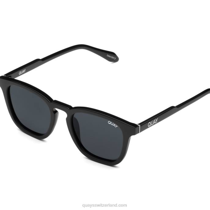 Quay sonnenbrille - Jackpot 00HB897 schwarz/rauch polarisiert Frauen Quay