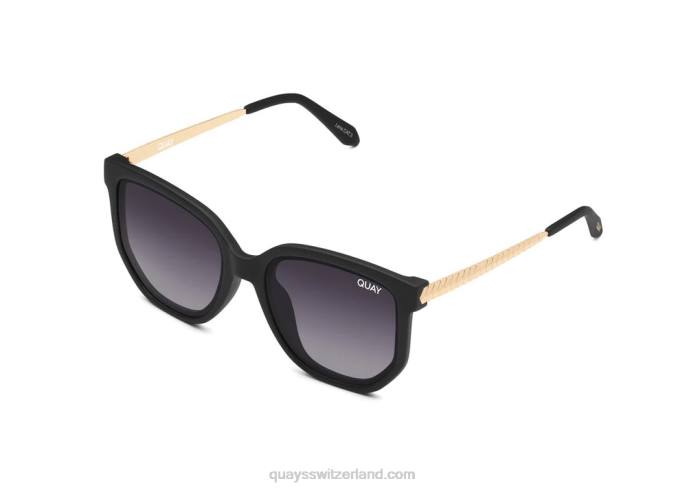 Quays Switzerland - Kaffee laufen 00HB478 schwarz/rauch polarisiert Frauen Quay
