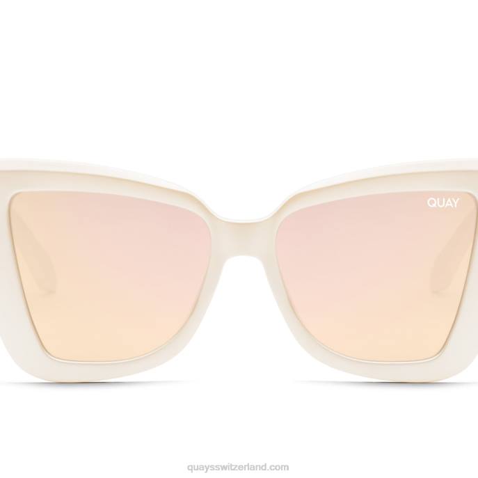 Quay sonnenbrille - Kettenreaktion 00HB885 perle/rose Frauen Quay