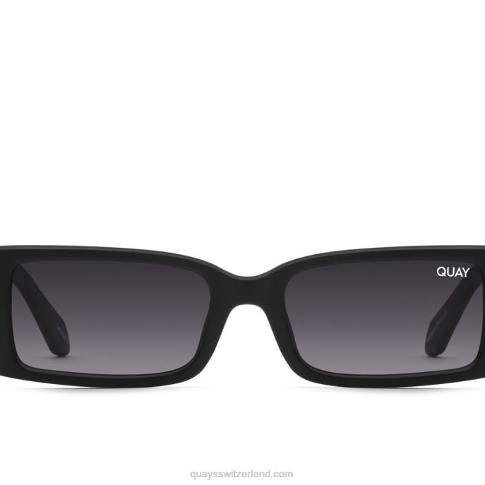 Quay sonnenbrille - Kunstschule 00HB501 mattschwarz/rauch Frauen Quay