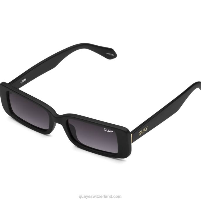 Quay sonnenbrille - Kunstschule 00HB501 mattschwarz/rauch Frauen Quay