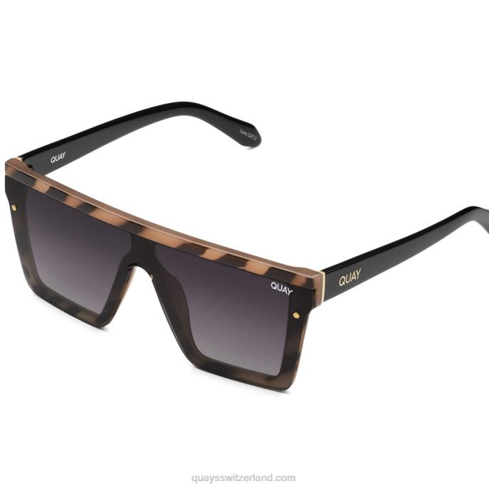 Nachsicht 00HB482 Zebra/Rauch polarisiert Frauen Quay - Quay brille