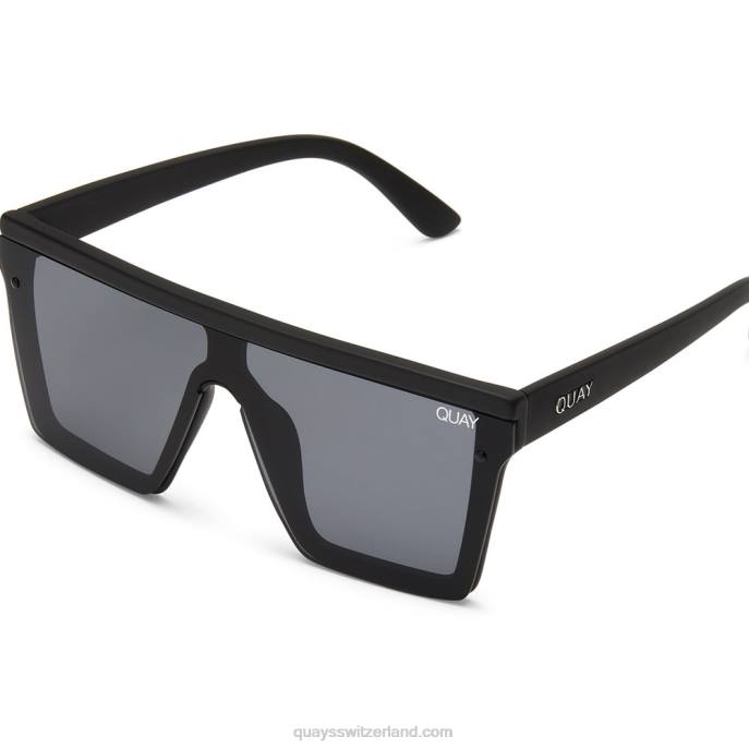 Quay sonnenbrille - Nachsicht 00HB486 schwarzer Rauch Frauen Quay