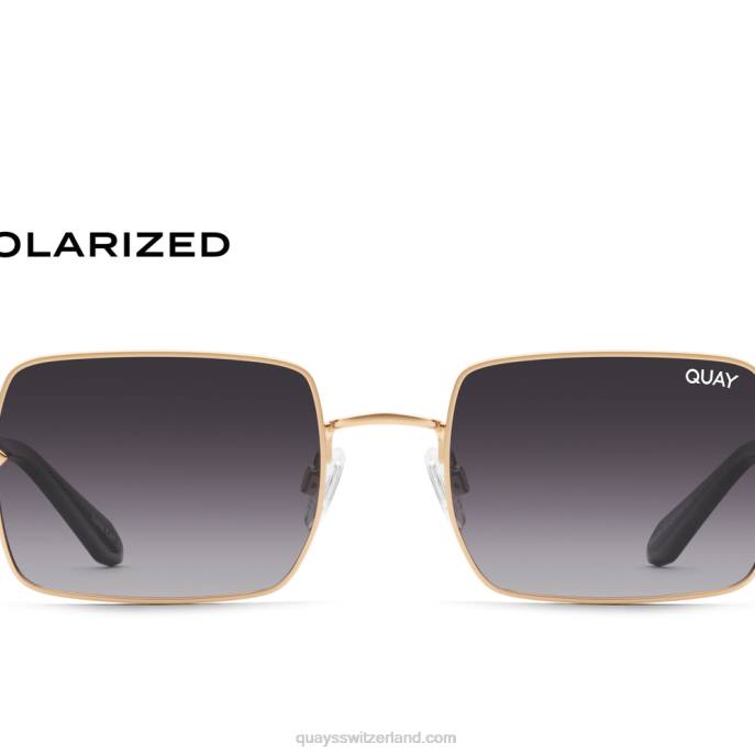 Quays Switzerland - Spreche mit dir später 00HB148 gold/rauch polarisiert Frauen Quay