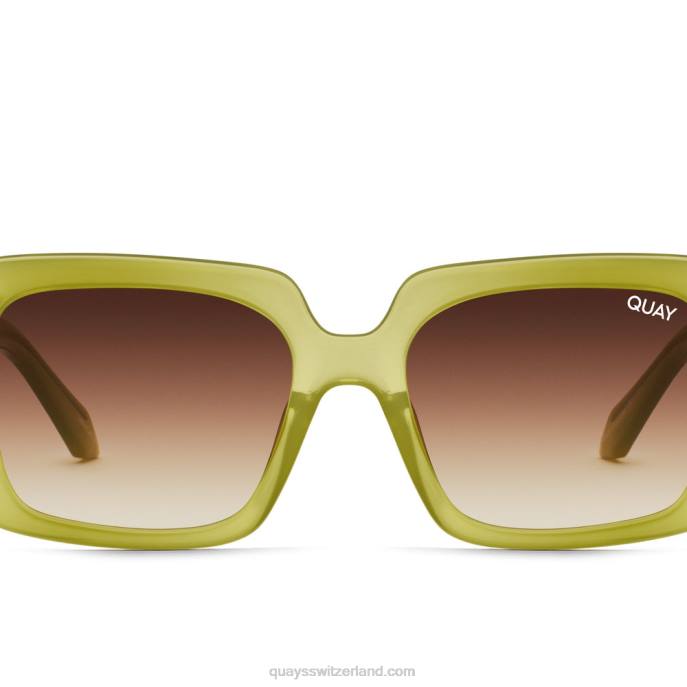 Total Vibe Sonnenbrille 00HB914 Grün Braun Frauen Quay - Quay brille