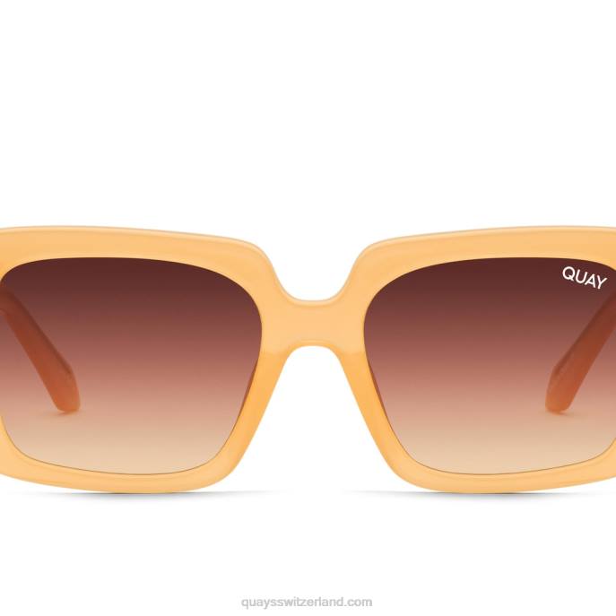Quay sonnenbrille - Total Vibe Sonnenbrille 00HB915 gelb/braun gelb Frauen Quay