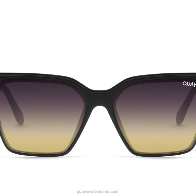 Quays Switzerland - aufleveln 00HB850 mattschwarz/schwarzgold Frauen Quay