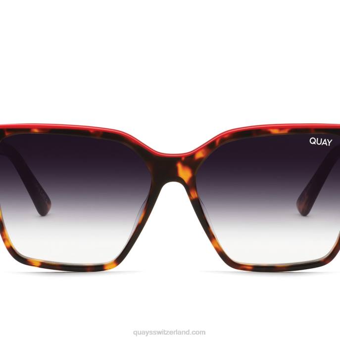 aufleveln 00HB851 Schildkrötenrot/Fade Frauen Quay - Quay brille