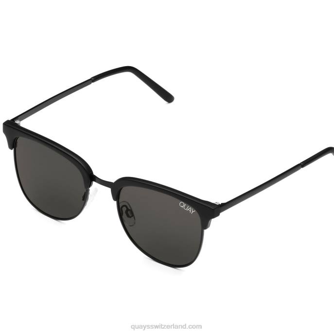 Quay sonnenbrille - ausweichend 00HB120 mattschwarz/rauch polarisiert Frauen Quay