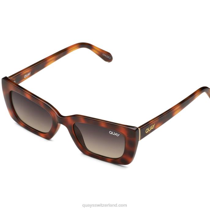 Quay sonnenbrille - der dl 00HB489 Schildpatt/Rauchtaupe Frauen Quay