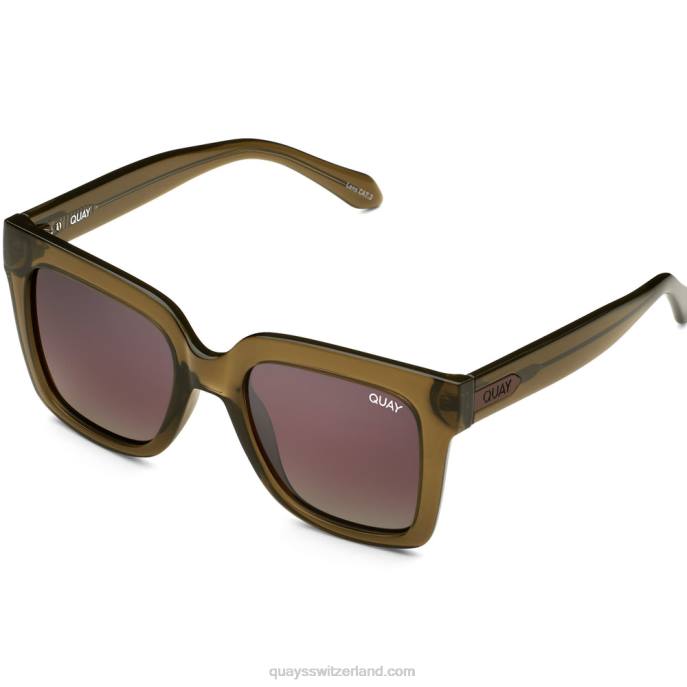 eisig 00HB836 grün/braun polarisiert Frauen Quay - Quay brille