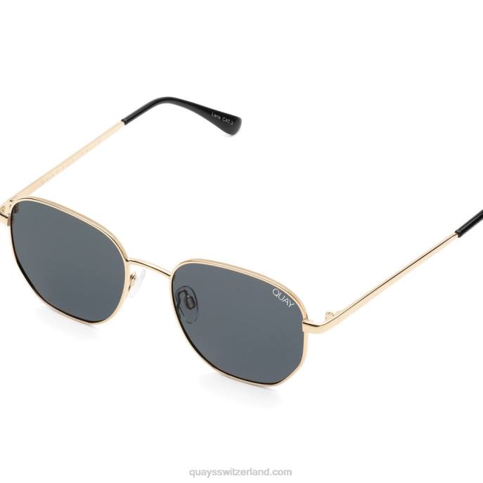 große Zeit 00HB524 gold/rauch polarisiert Frauen Quay - Quay brille