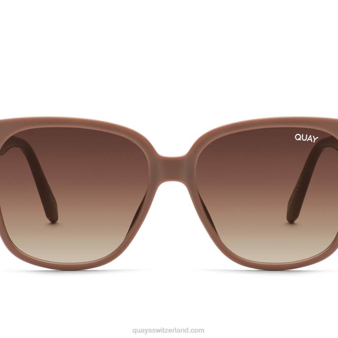 Quay sonnenbrille - hellwach 00HB69 Hafer/braun Frauen Quay