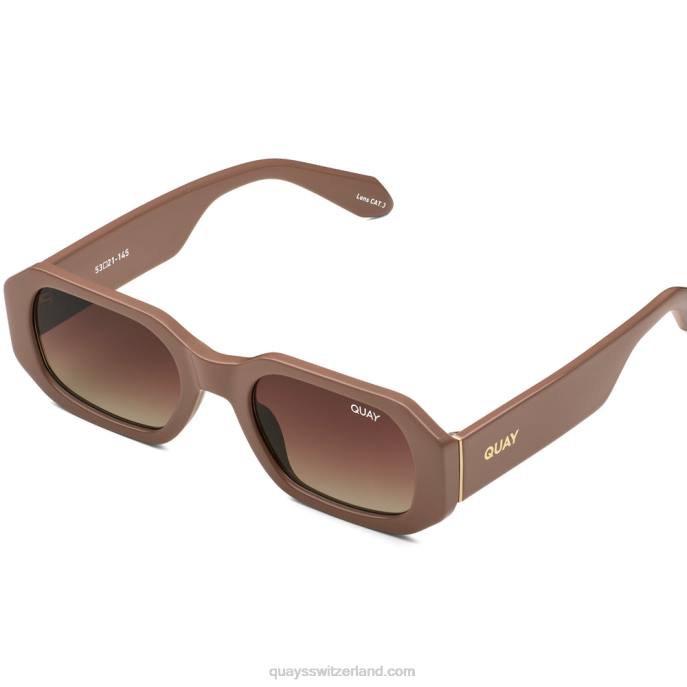 hochgespielt 00HB2 Hafer/braun Frauen Quay - Quay brille