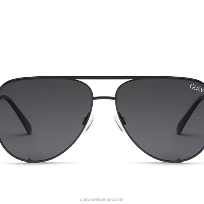 hoher Schlüssel 00HB518 schwarzer Rauch Frauen Quay - Quay brille