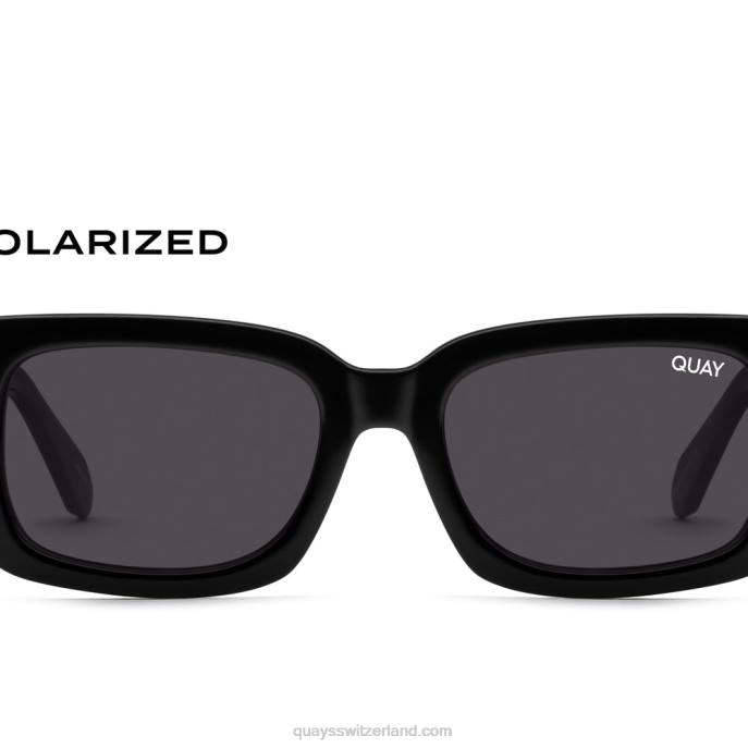 Quay sonnenbrille - jada jada 00HB84 schwarz/schwarz polarisiert Frauen Quay