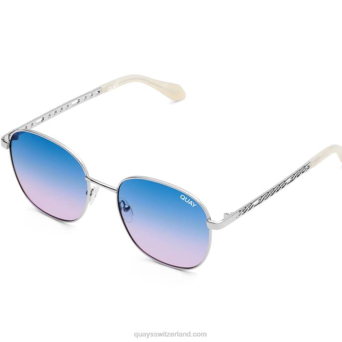 jezabell-Links 00HB146 Silber Blau Frauen Quay - Quay brille