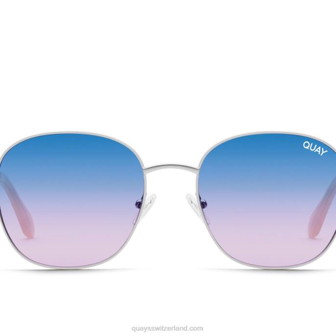 jezabell-Links 00HB146 Silber Blau Frauen Quay - Quay brille