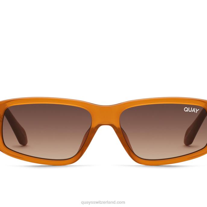 Quay sonnenbrille - kein neid 00HB144 milchig karamell/braun Frauen Quay