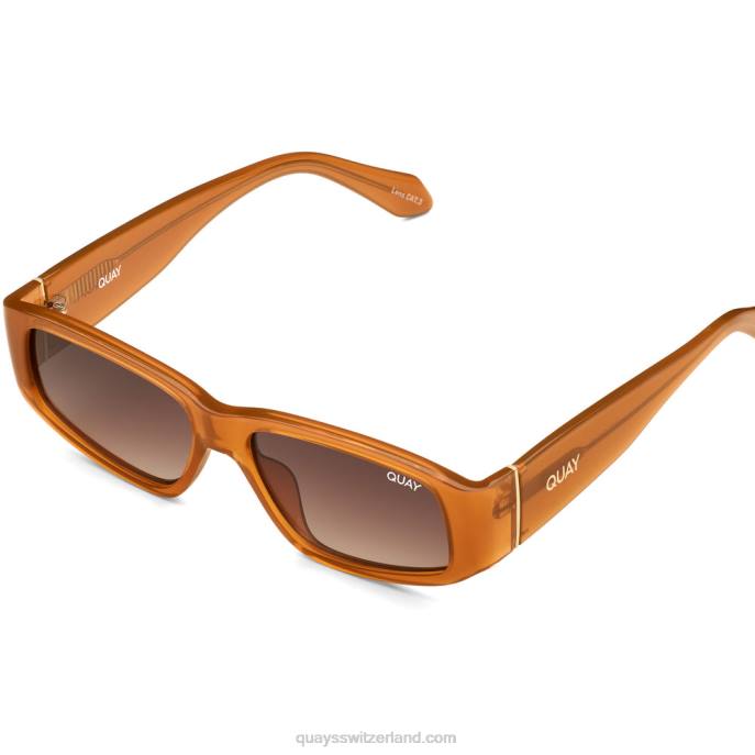 Quay sonnenbrille - kein neid 00HB144 milchig karamell/braun Frauen Quay