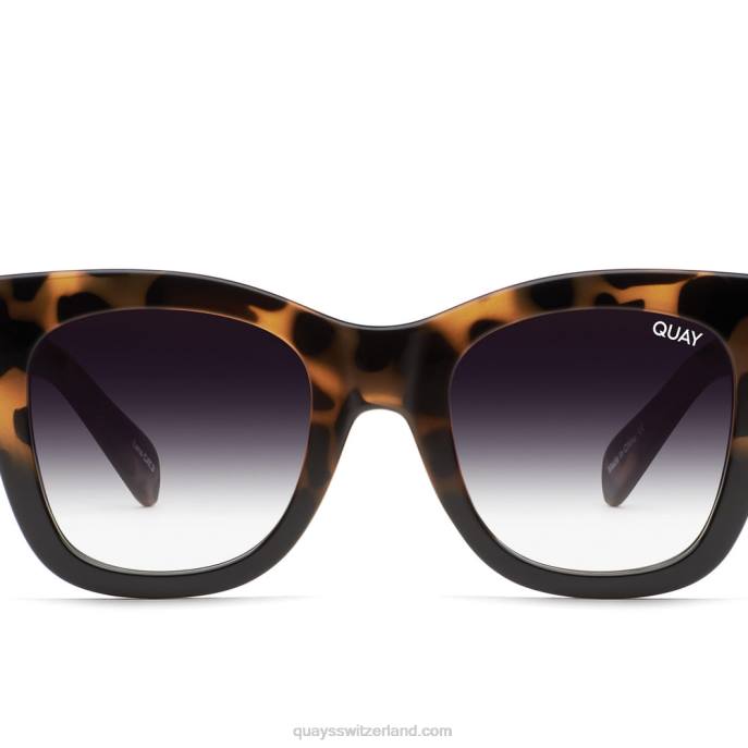 nach Geschäftsschluss 00HB35 Schildpattschwarz/Fade Frauen Quay - Quay brille