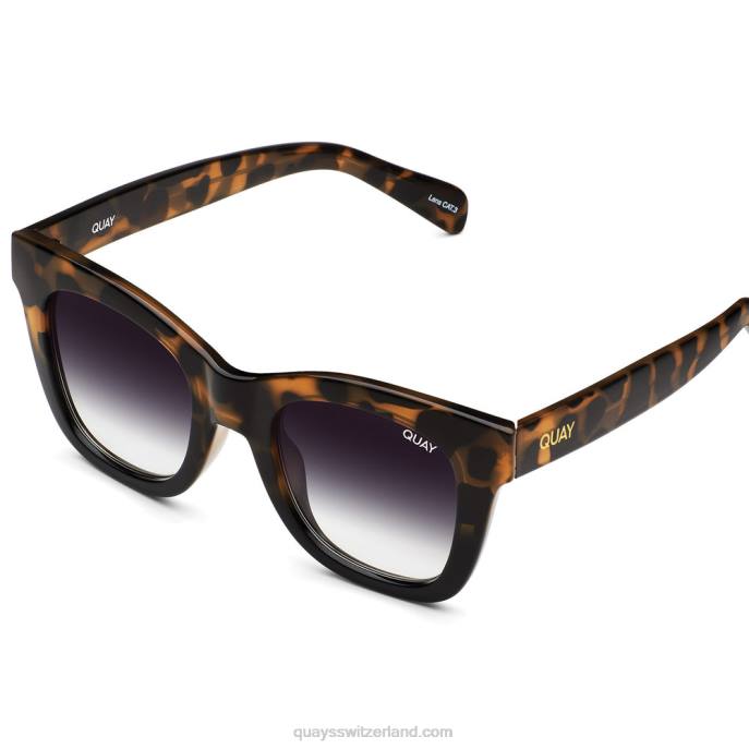 nach Geschäftsschluss 00HB35 Schildpattschwarz/Fade Frauen Quay - Quay brille