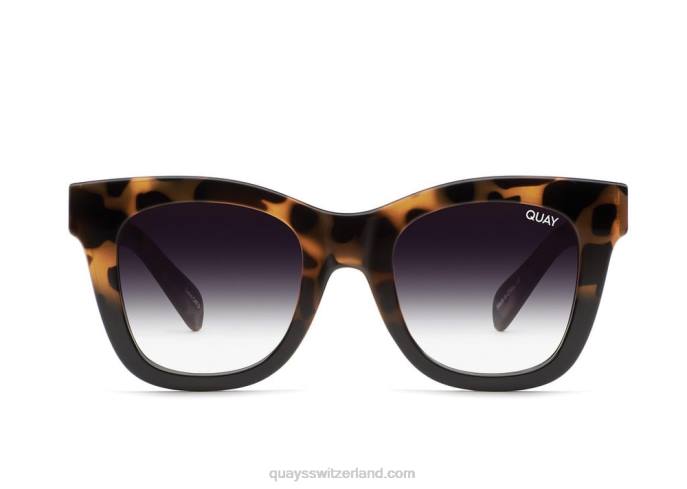 nach Geschäftsschluss 00HB540 Schildpattschwarz/Fade Frauen Quay - Quay brille