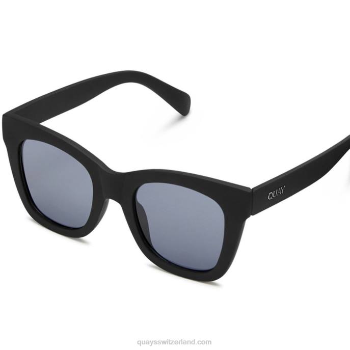nach Geschäftsschluss 00HB830 mattschwarz/rauch polarisiert Frauen Quay - Quay brille