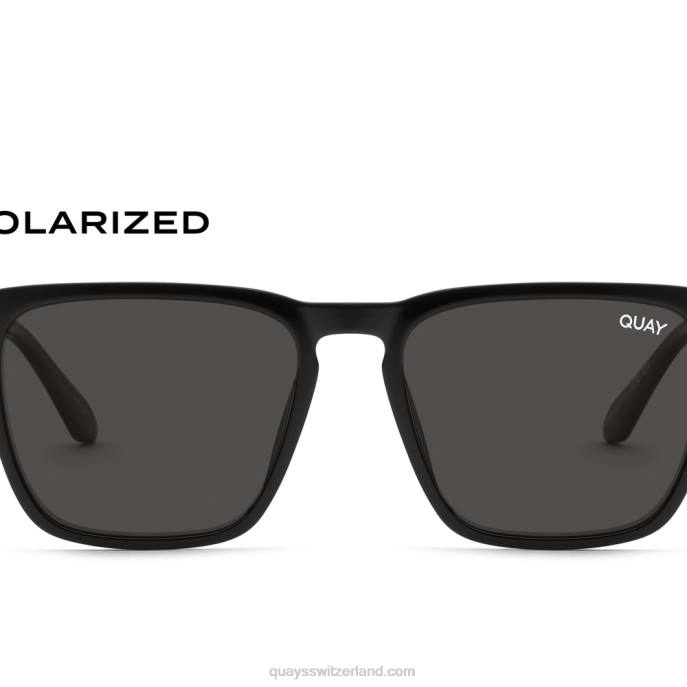 nicht angeschlossen 00HB131 schwarz/schwarz polarisiert Frauen Quay - Quay brille