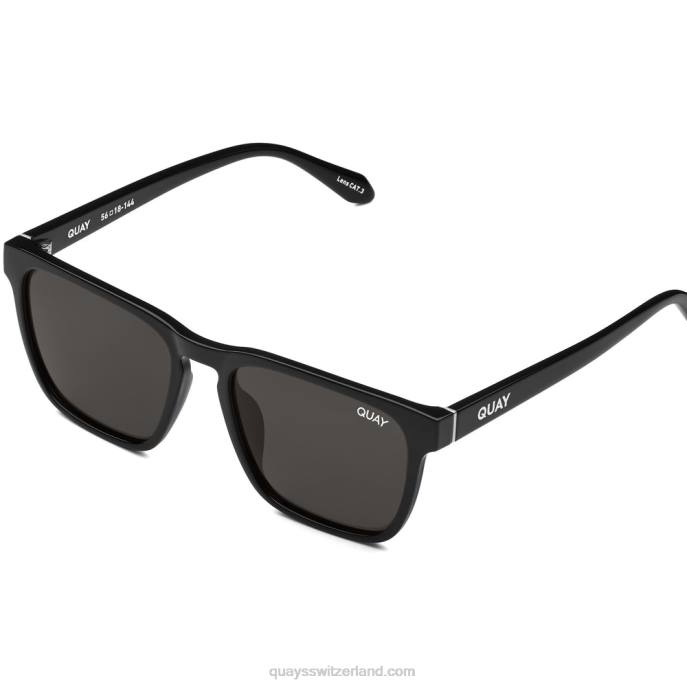 nicht angeschlossen 00HB131 schwarz/schwarz polarisiert Frauen Quay - Quay brille