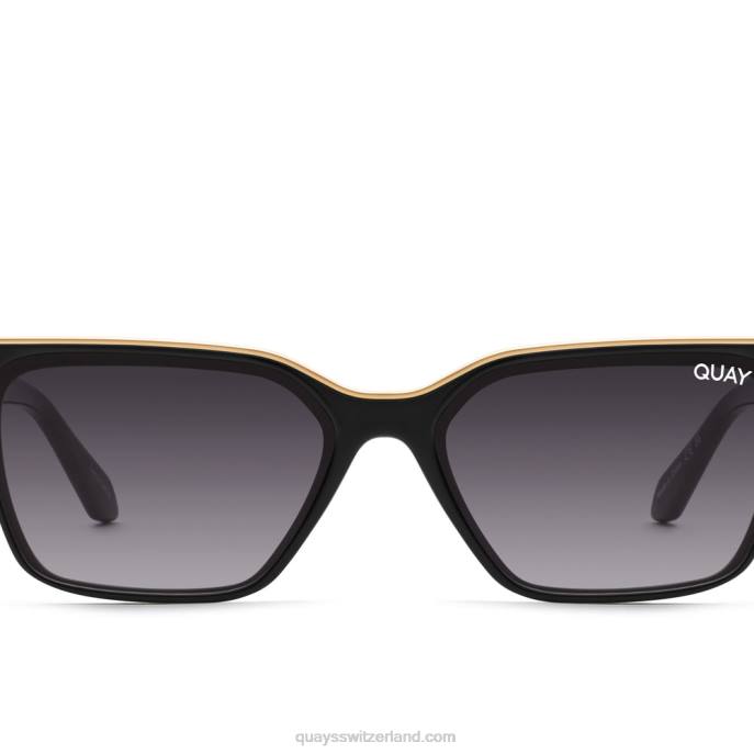 obersten Regal 00HB71 schwarzer Rauch Frauen Quay - Quay brille
