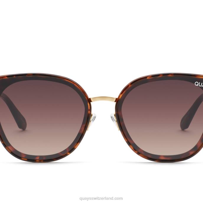 Quay sonnenbrille - platt 00HB547 schildpatt/braun Frauen Quay