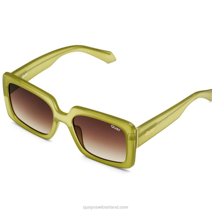 totale Stimmung 00HB506 Grün Braun Frauen Quay - Quay brille