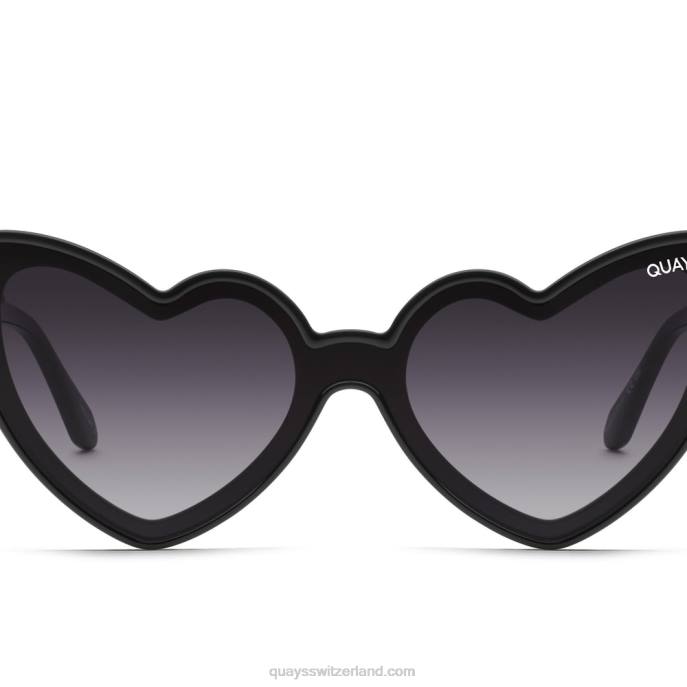 von der Liebe angeschlagen 00HB83 schwarzer Rauch Frauen Quay - Quay brille