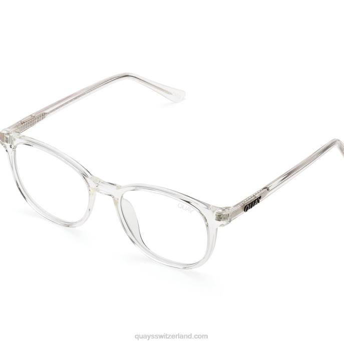 Blaupause mittleres blaues Licht 00HB433 klarQuay - Quay brille