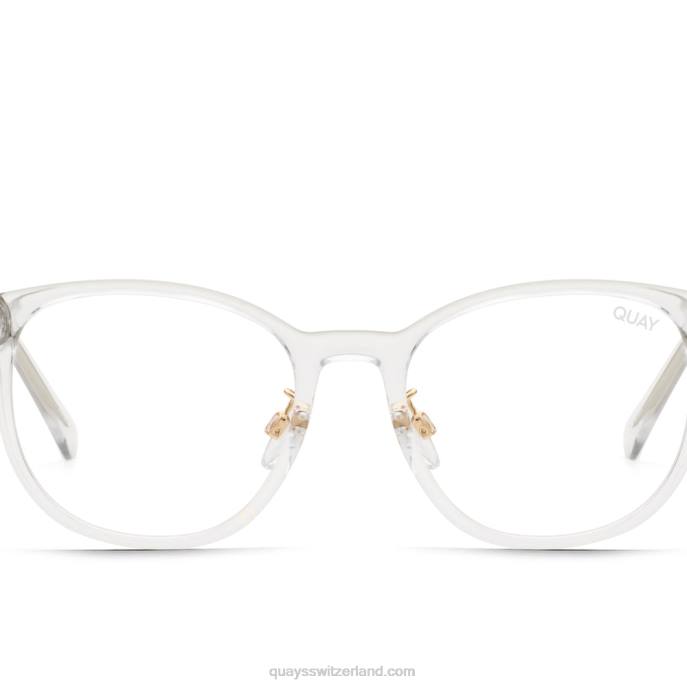 Quay sonnenbrille - Blueprint Medium Low Bridge-Passform 00HB1097 klarQuay