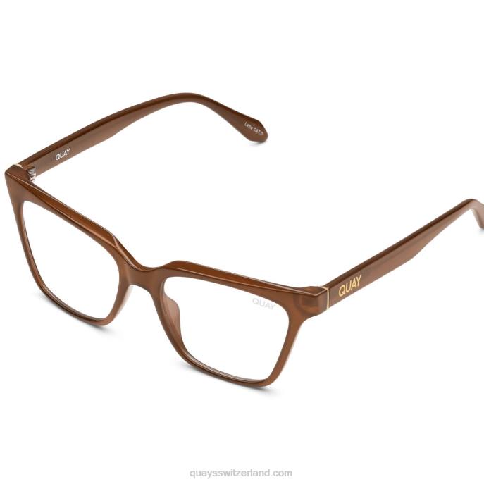 Quays Switzerland - CEO blaues Licht 00HB1080 tabak/klarQuay