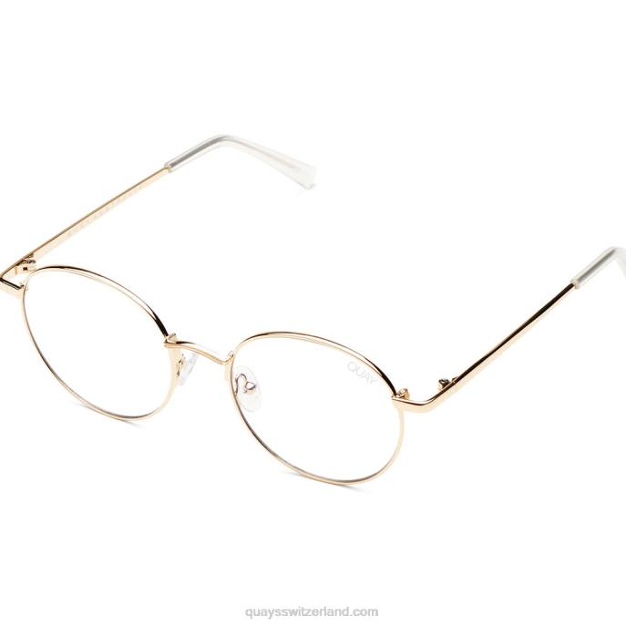 Quays Switzerland - Ich sehe dich blaues Licht 00HB453 gold/klarQuay