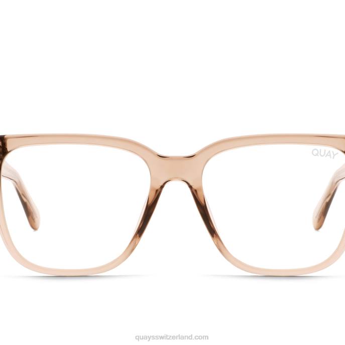 Kabelgebundenes blaues Licht 00HB424 Hafer/klarQuay - Quay brille