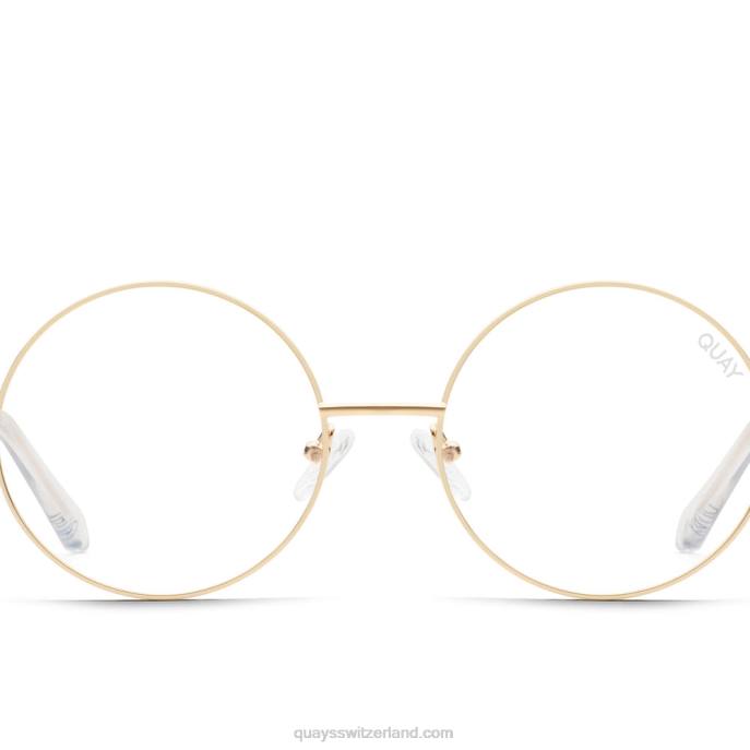 Quays Switzerland - Rollen Sie mit ihm blaues Licht 00HB1083 gold/klarQuay