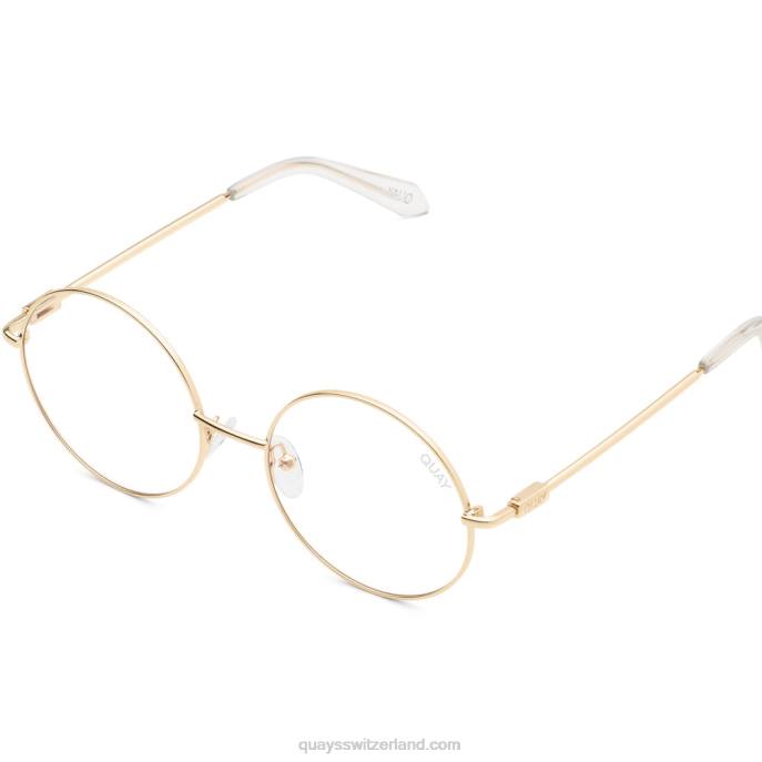 Quays Switzerland - Rollen Sie mit ihm blaues Licht 00HB1083 gold/klarQuay