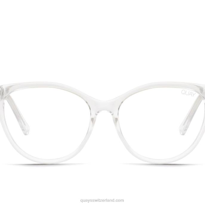 Quay sonnenbrille - alle Nacht blaues Licht 00HB461 klarQuay