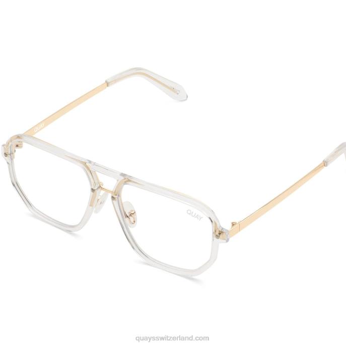 Quay sonnenbrille - blaues Licht in der ersten Reihe 00HB1085 klarQuay