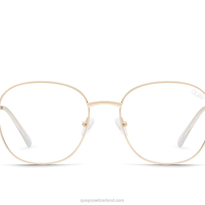 jezabell blaues licht 00HB1078 gold/klarQuay - Quay brille