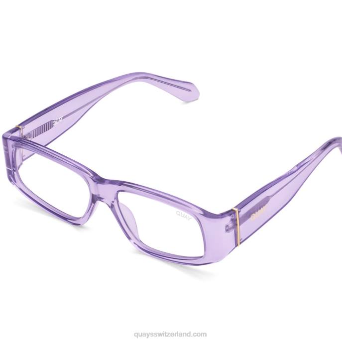 Quays Switzerland - kein Neid blaues Licht 00HB450 lila/klarQuay